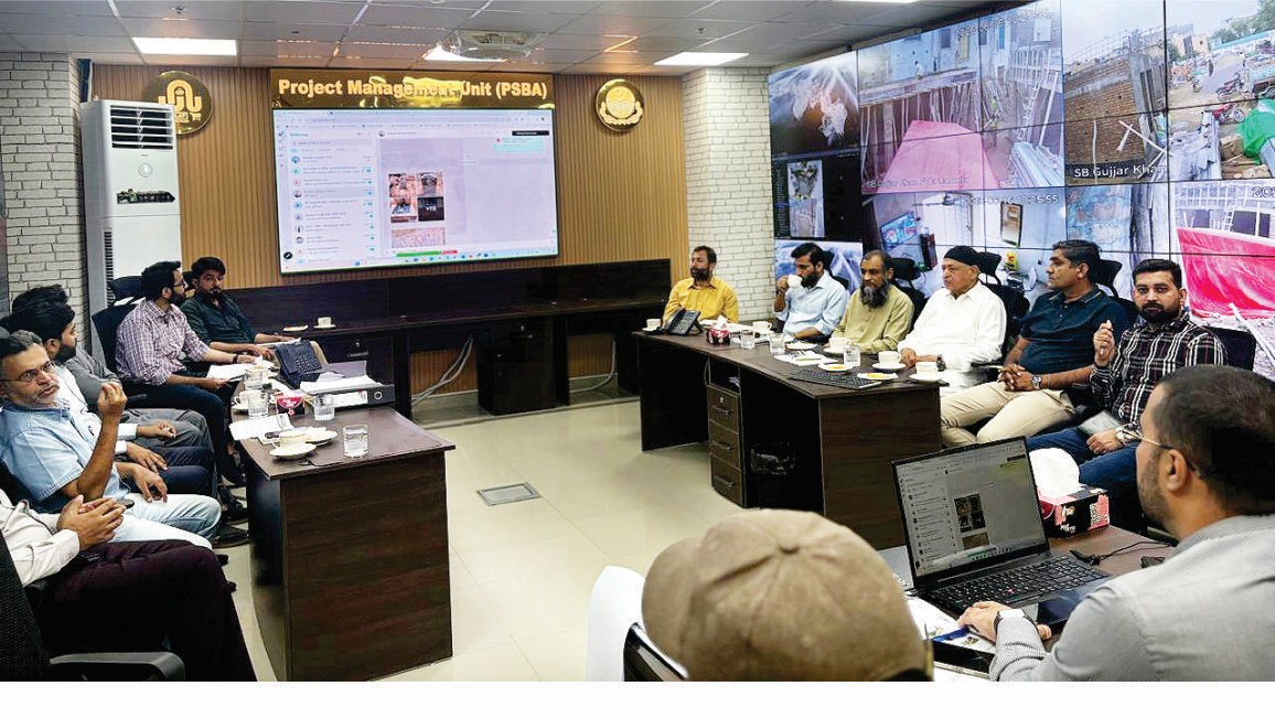 Progress review meeting for the Sahulat Bazaars Programme